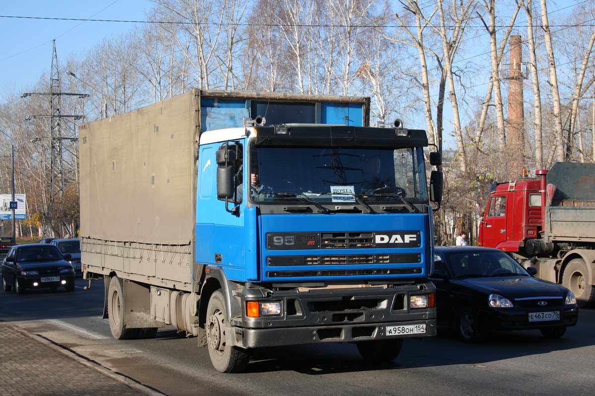 Новосибирская область, № А 958 ОН 154 — DAF 95 FA