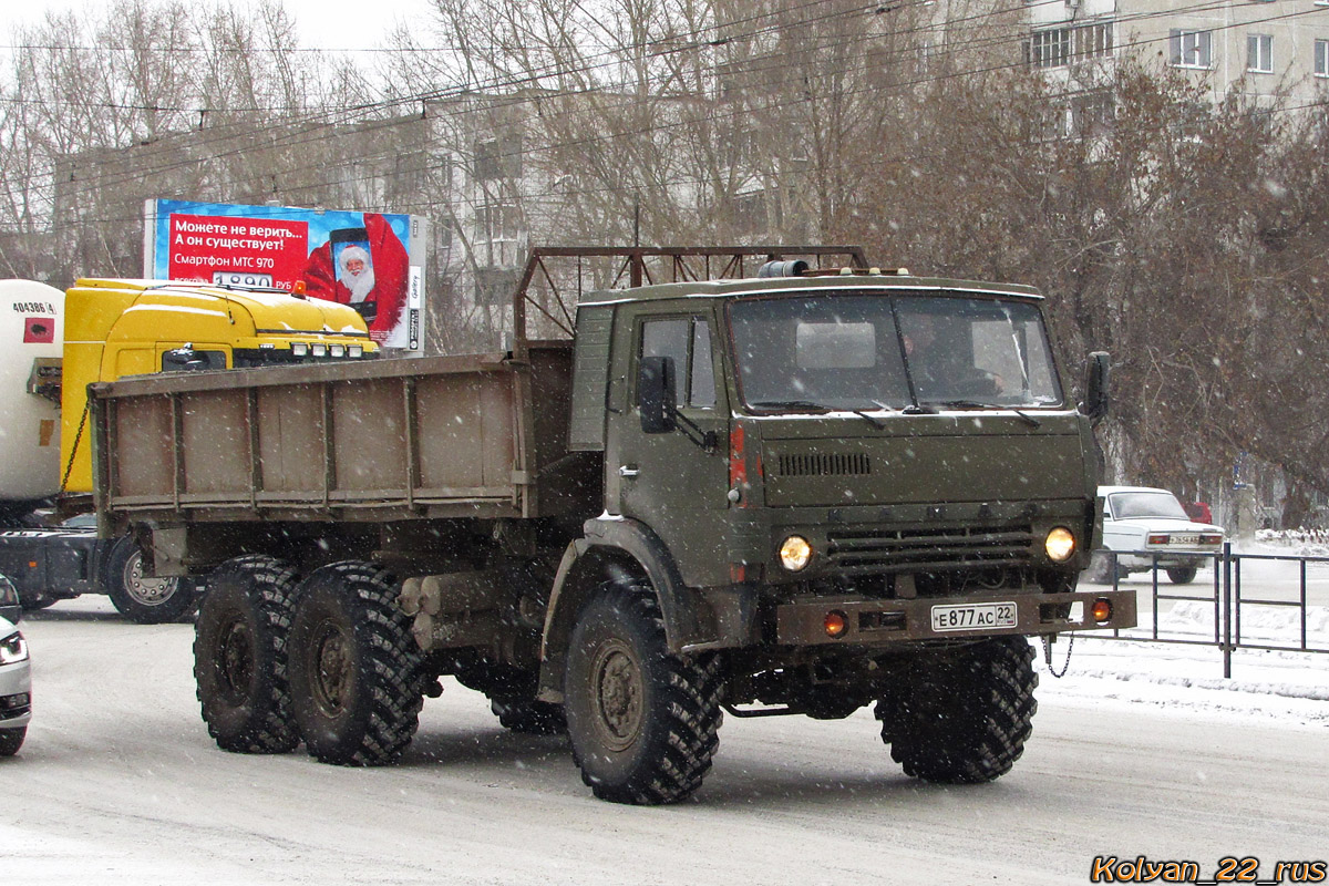 Алтайский край, № Е 877 АС 22 — КамАЗ-43101