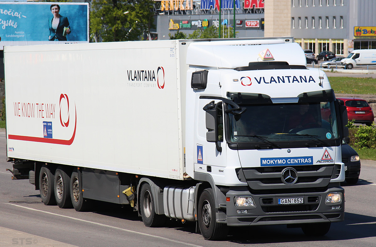 Литва, № GAN 852 — Mercedes-Benz Actros ('2009) 1844