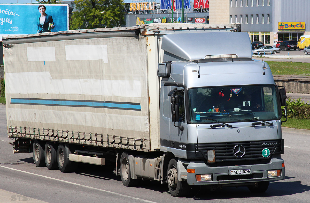 Минская область, № АЕ 2107-5 — Mercedes-Benz Actros ('1997) 1840