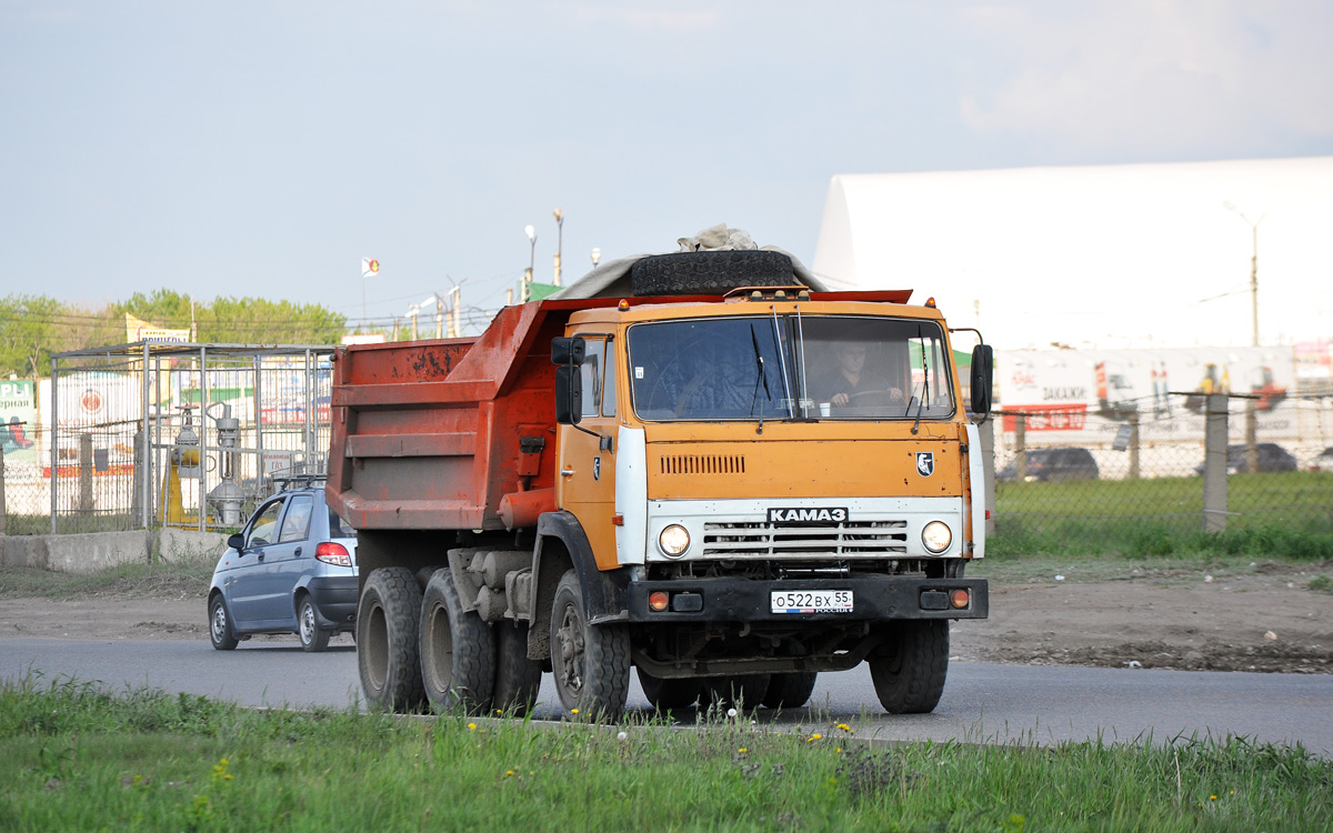 Омская область, № О 522 ВХ 55 — КамАЗ-55111 [551110]