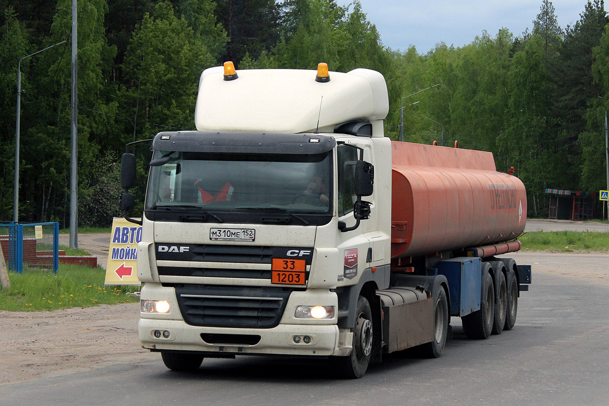 Нижегородская область, № М 310 МЕ 152 — DAF CF85 FT