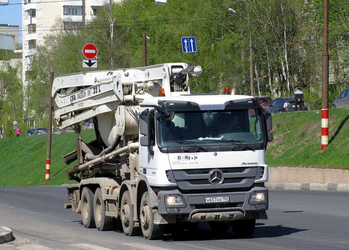 Нижегородская область, № Н 657 АЕ 152 — Mercedes-Benz Actros ('2009) 4141