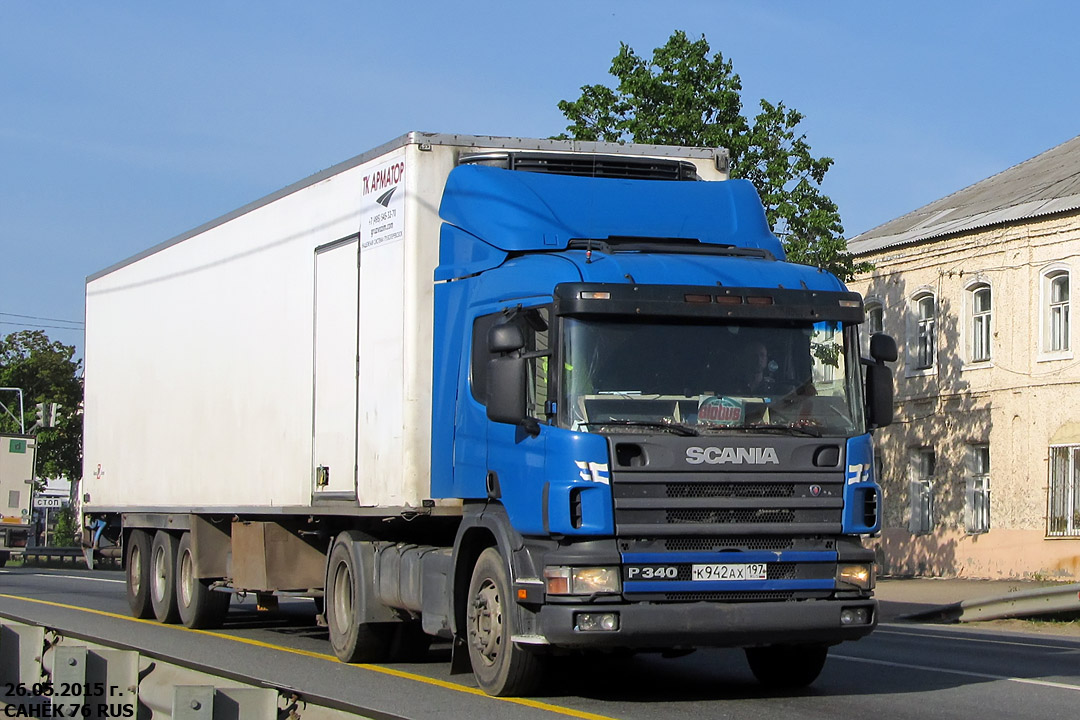 Москва, № К 942 АХ 197 — Scania ('1996) P340