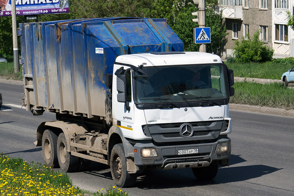 Удмуртия, № О 007 АР 18 — Mercedes-Benz Actros ('2009) 3336