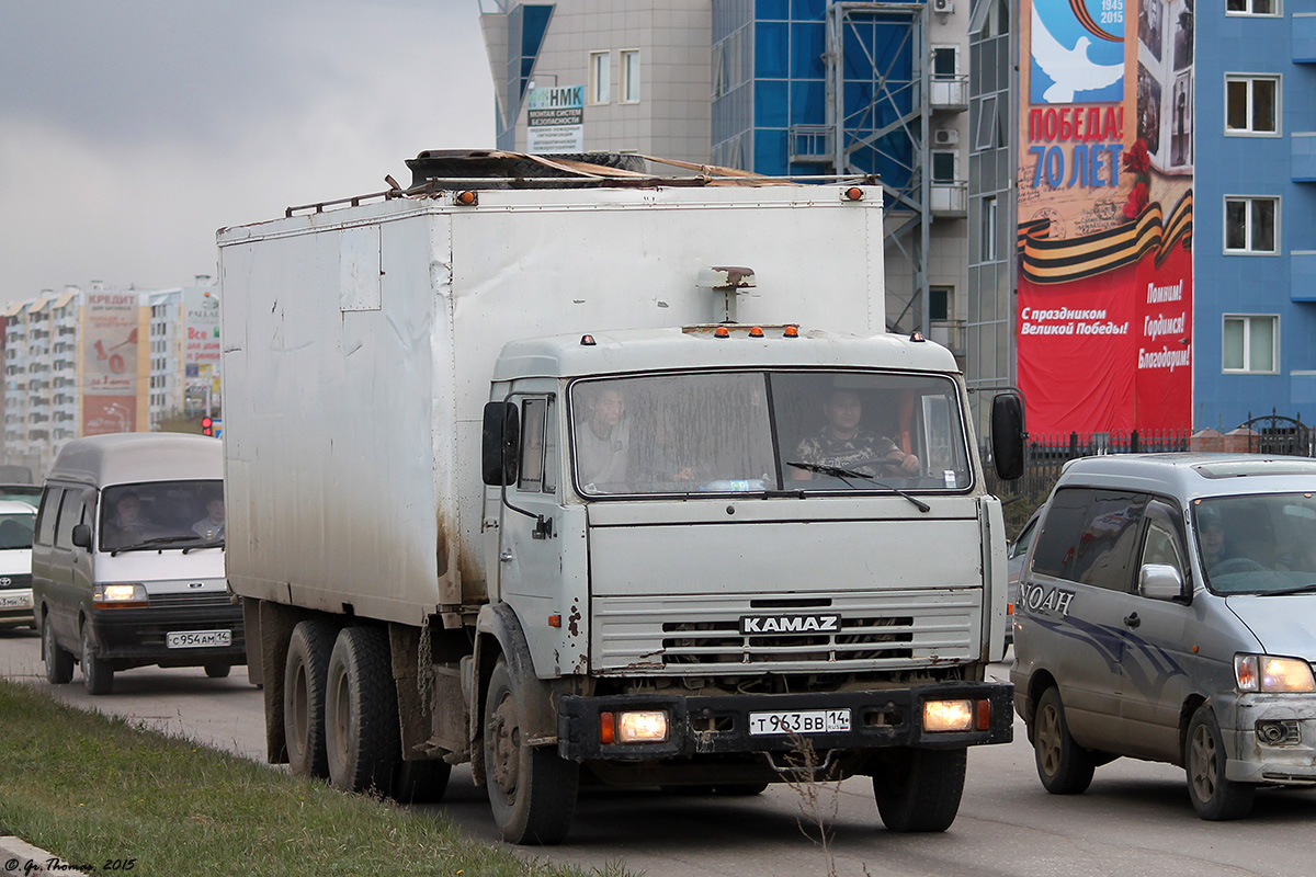 Саха (Якутия), № Т 963 ВВ 14 — КамАЗ-53215 [532150]