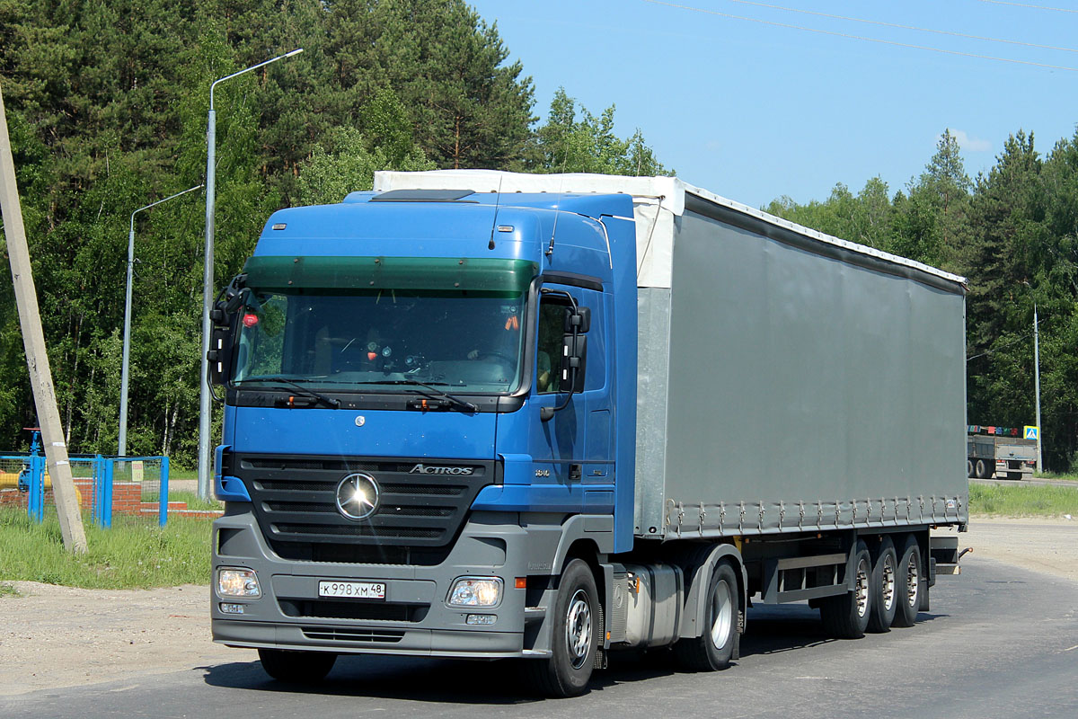 Липецкая область, № К 998 ХМ 48 — Mercedes-Benz Actros ('2003)