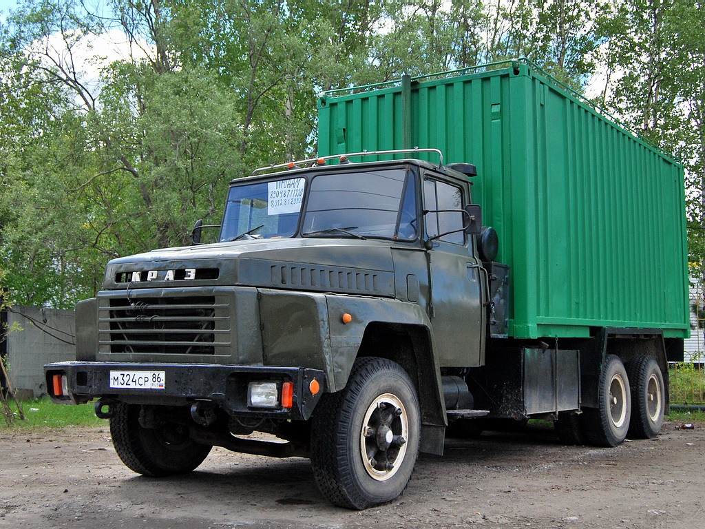 Ханты-Мансийский автоном.округ, № М 324 СР 86 — КрАЗ-250