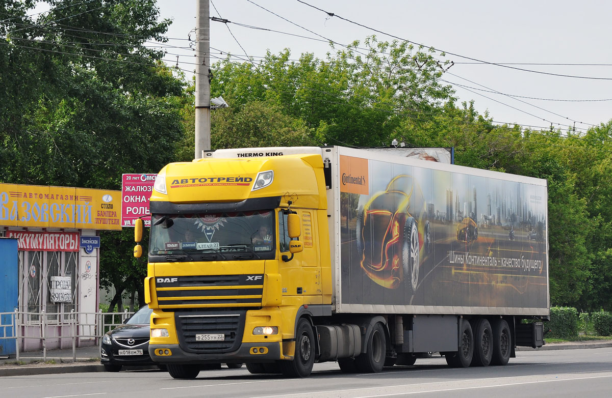 Алтайский край, № В 255 УН 22 — DAF XF105 FT