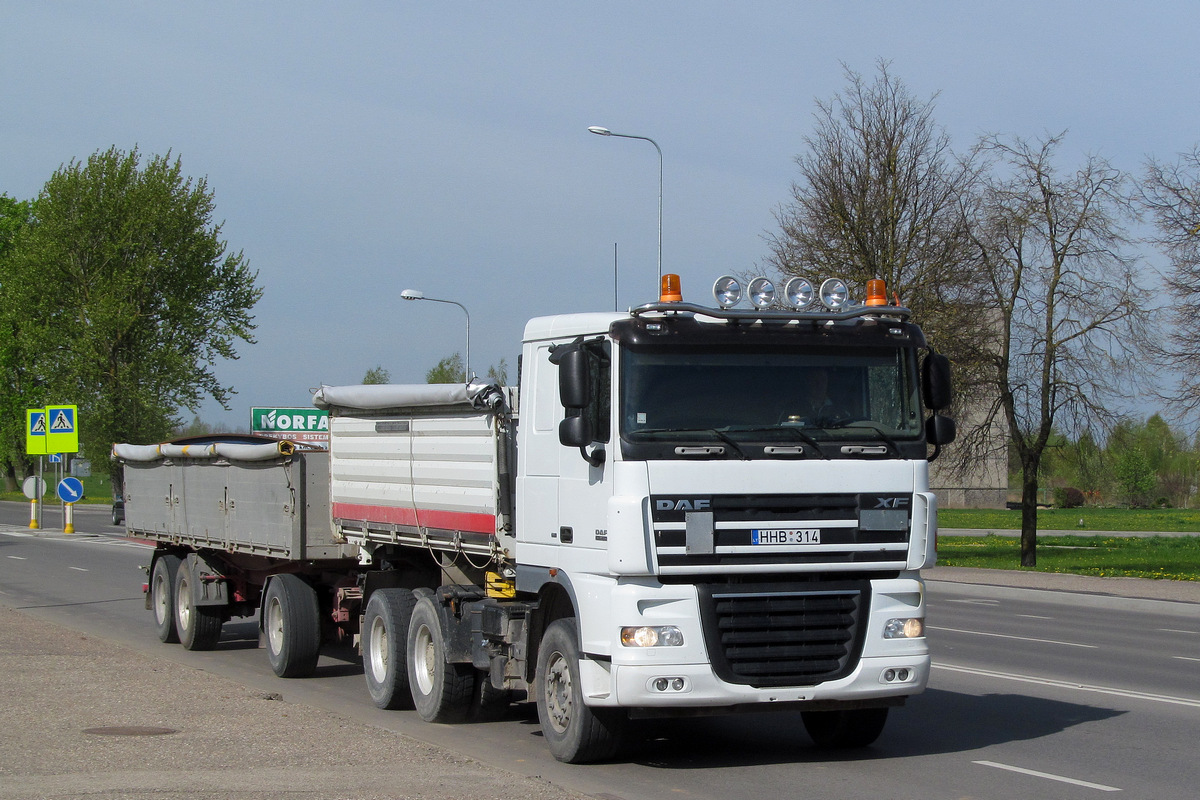 Литва, № HHB 314 — DAF XF105 FAT