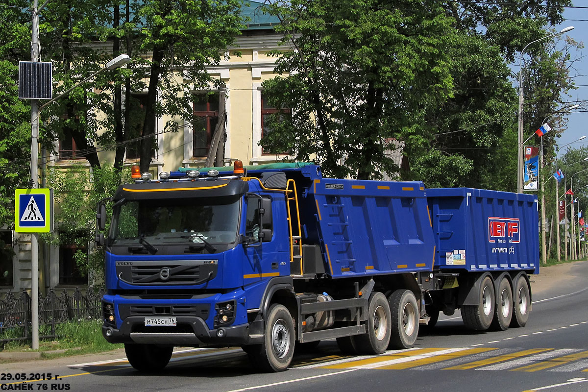 Ярославская область, № М 745 СН 76 — Volvo ('2010) FMX.480 [X9P]