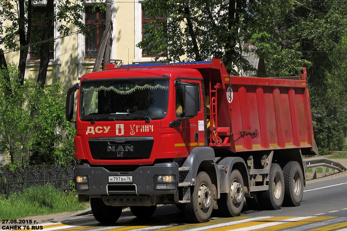 Ярославская область, № Н 797 ВН 76 — MAN TGS ('2007) 41.390