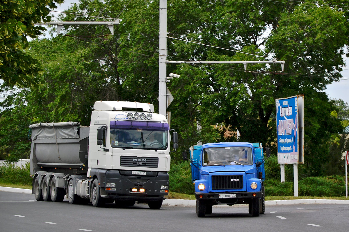 Молдавия, № Т 778 ЕС — MAN TGA (общая модель); Молдавия, № С 108 ВС — ГАЗ-3306/3307/3309 (общая модель)