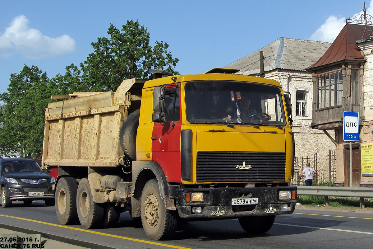 Ярославская область, № Е 578 АН 76 — МАЗ-5516 (общая модель)