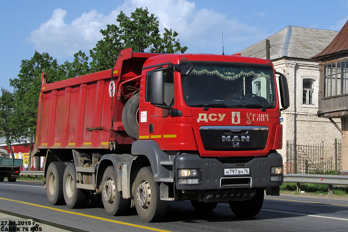 Ярославская область, № Н 797 ВН 76 — MAN TGS ('2007) 41.390