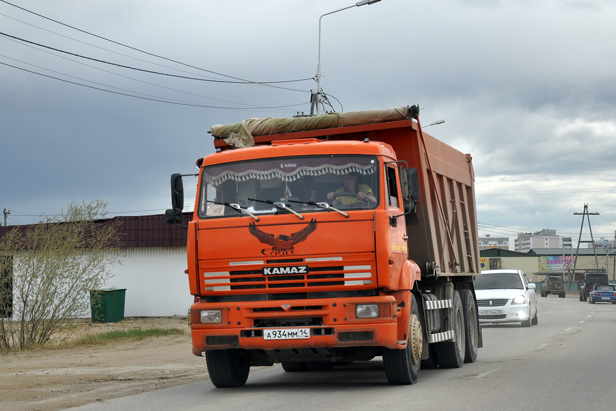 Саха (Якутия), № А 934 ММ 14 — КамАЗ-6520 [652000]