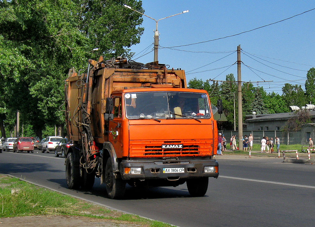 Харьковская область, № АХ 3806 СР — КамАЗ-43253 (общая модель)