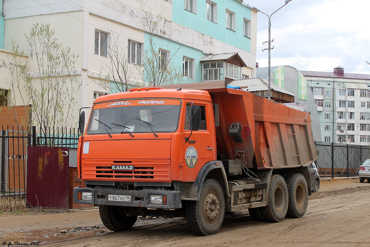 Саха (Якутия), № Т 867 КЕ 14 — КамАЗ-65115 [651150]