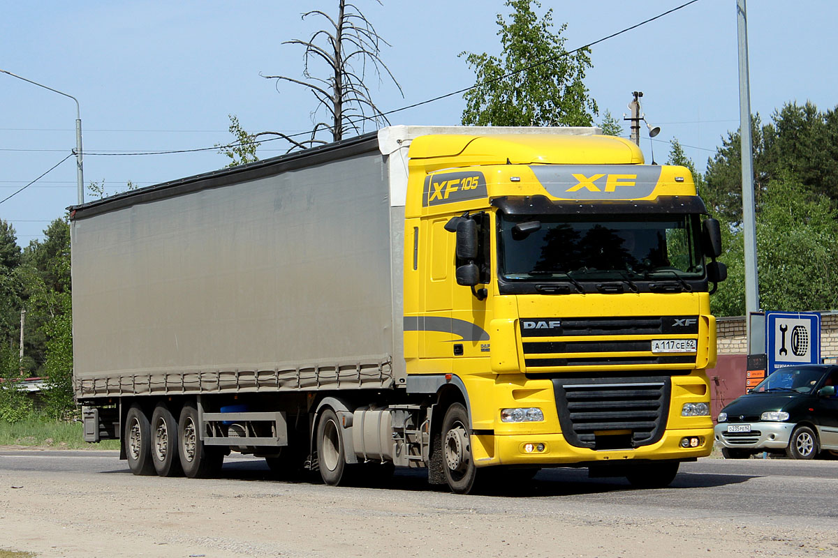 Рязанская область, № А 117 СЕ 62 — DAF XF105 FT