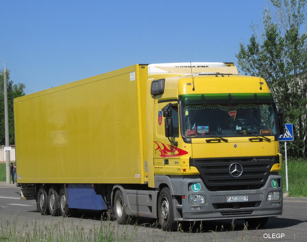 Минск, № АО 2002-7 — Mercedes-Benz Actros ('2003) 1844