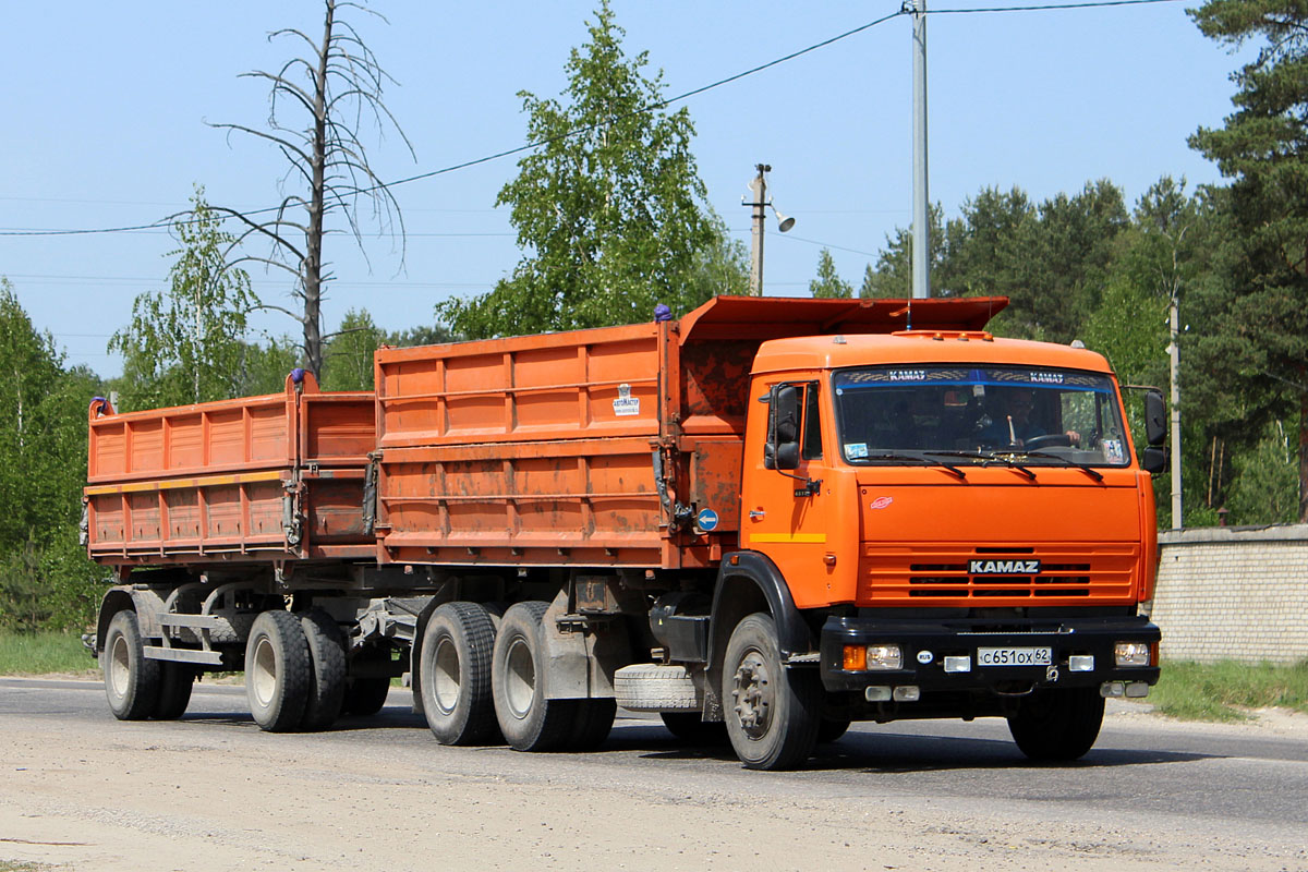 Рязанская область, № С 651 ОХ 62 — КамАЗ-65115-62