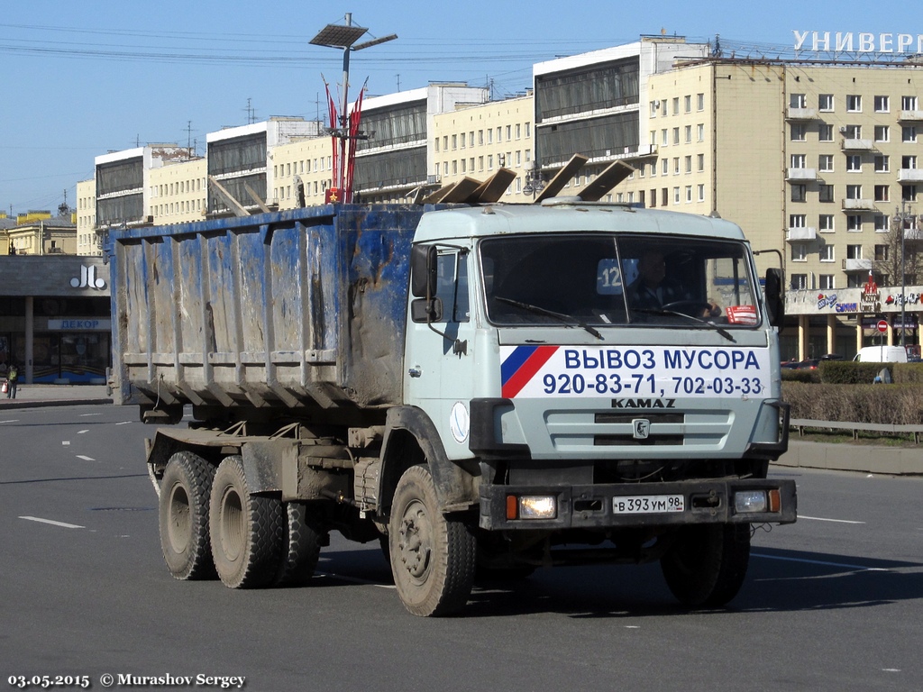 Санкт-Петербург, № В 393 УМ 98 — КамАЗ-53229-15 [53229R]