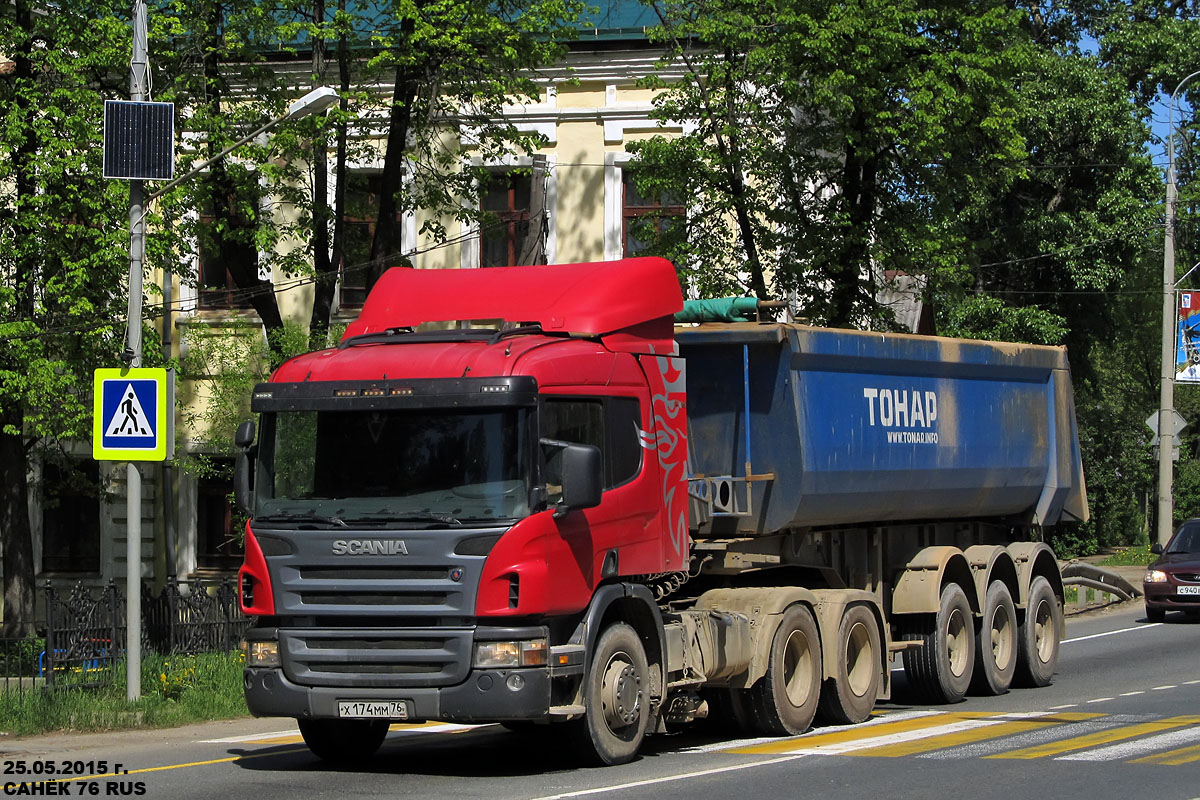 Ярославская область, № Х 174 ММ 76 — Scania ('2004) P380