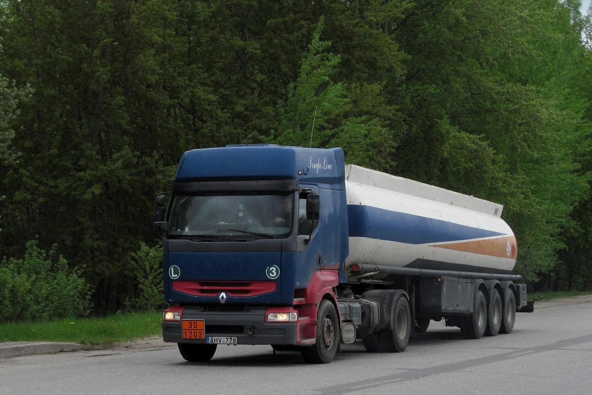 Литва, № AHV 778 — Renault Premium ('1996)