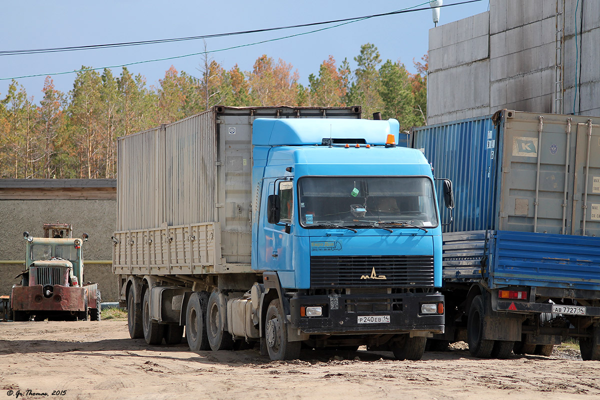 Саха (Якутия), № Р 240 ЕВ 14 — МАЗ-6430 (общая модель)