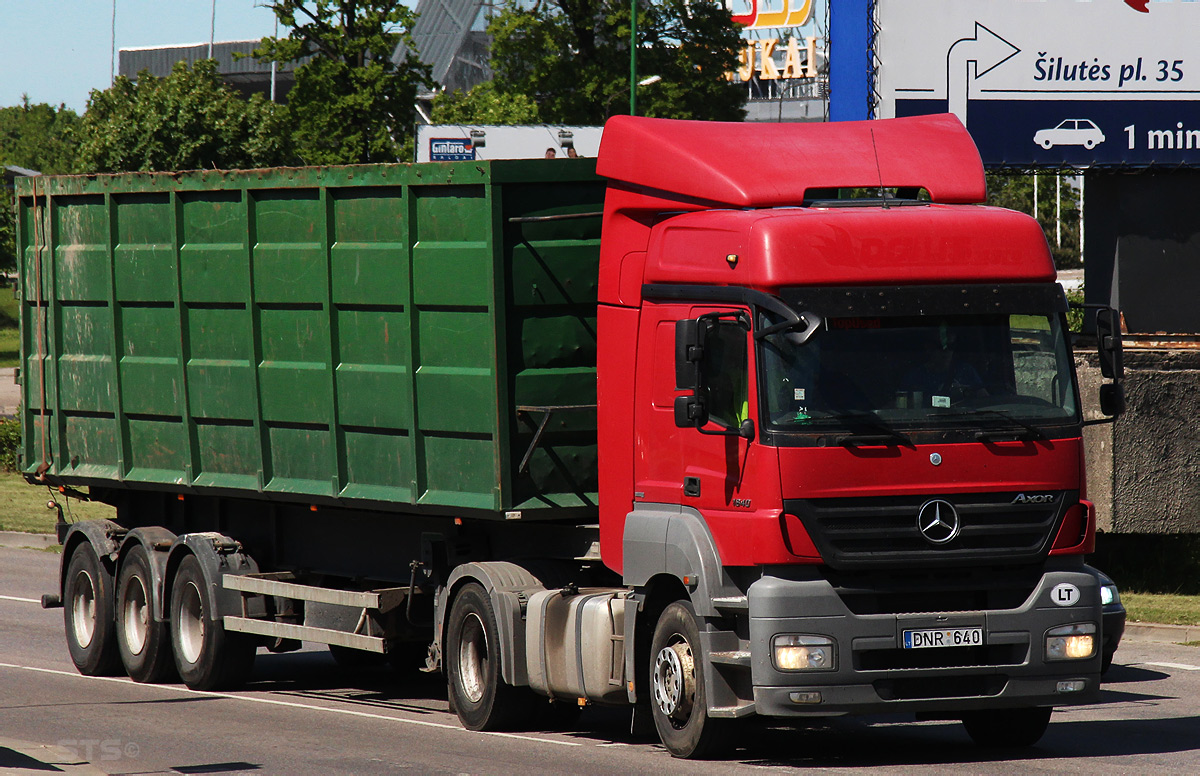 Литва, № DNR 640 — Mercedes-Benz Axor 1840