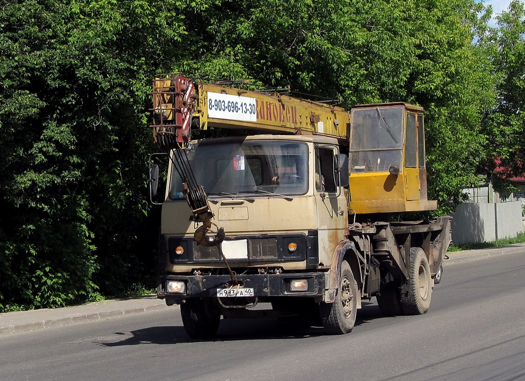 Калужская область, № Н 993 РА 40 — МАЗ-5337 [533700]