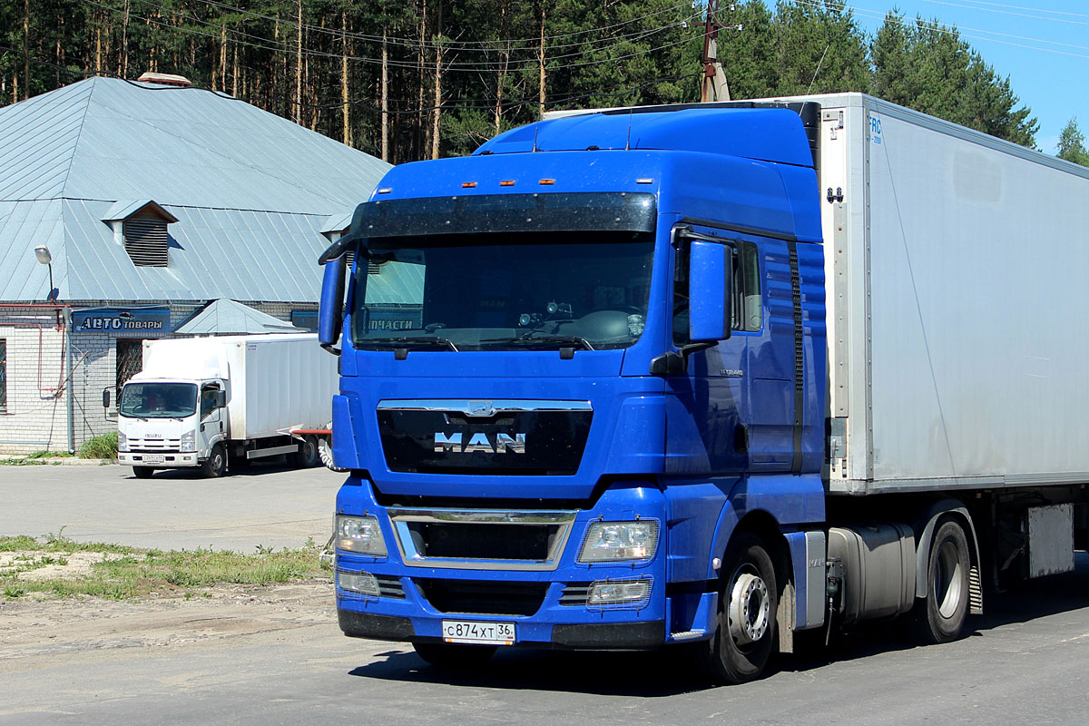 Воронежская область, № С 874 ХТ 36 — MAN TGX ('2007) 18.440