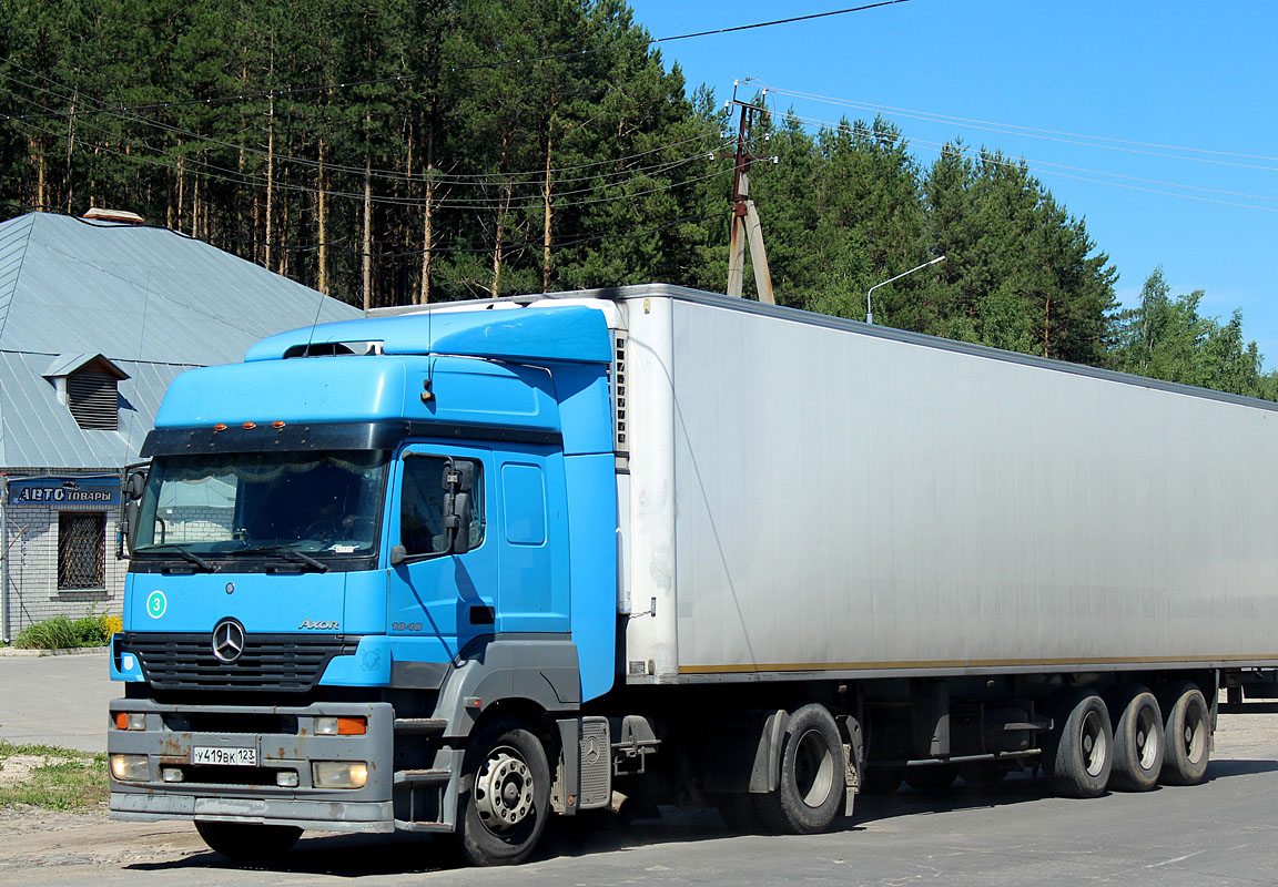 Краснодарский край, № У 419 ВК 123 — Mercedes-Benz Axor 1840