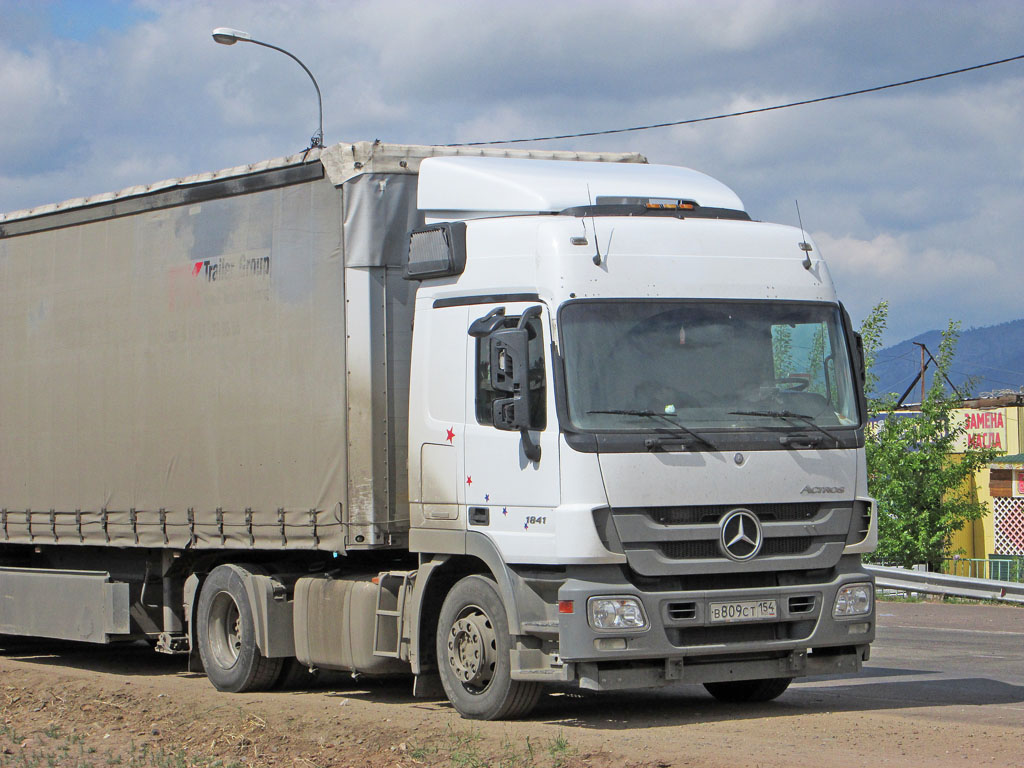 Новосибирская область, № В 809 СТ 154 — Mercedes-Benz Actros ('2009) 1841