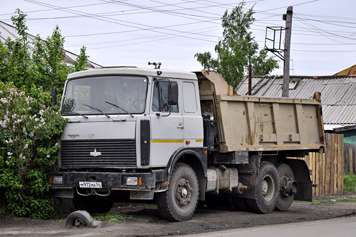 Новосибирская область, № М 972 МА 54 — МАЗ-5516 (общая модель)