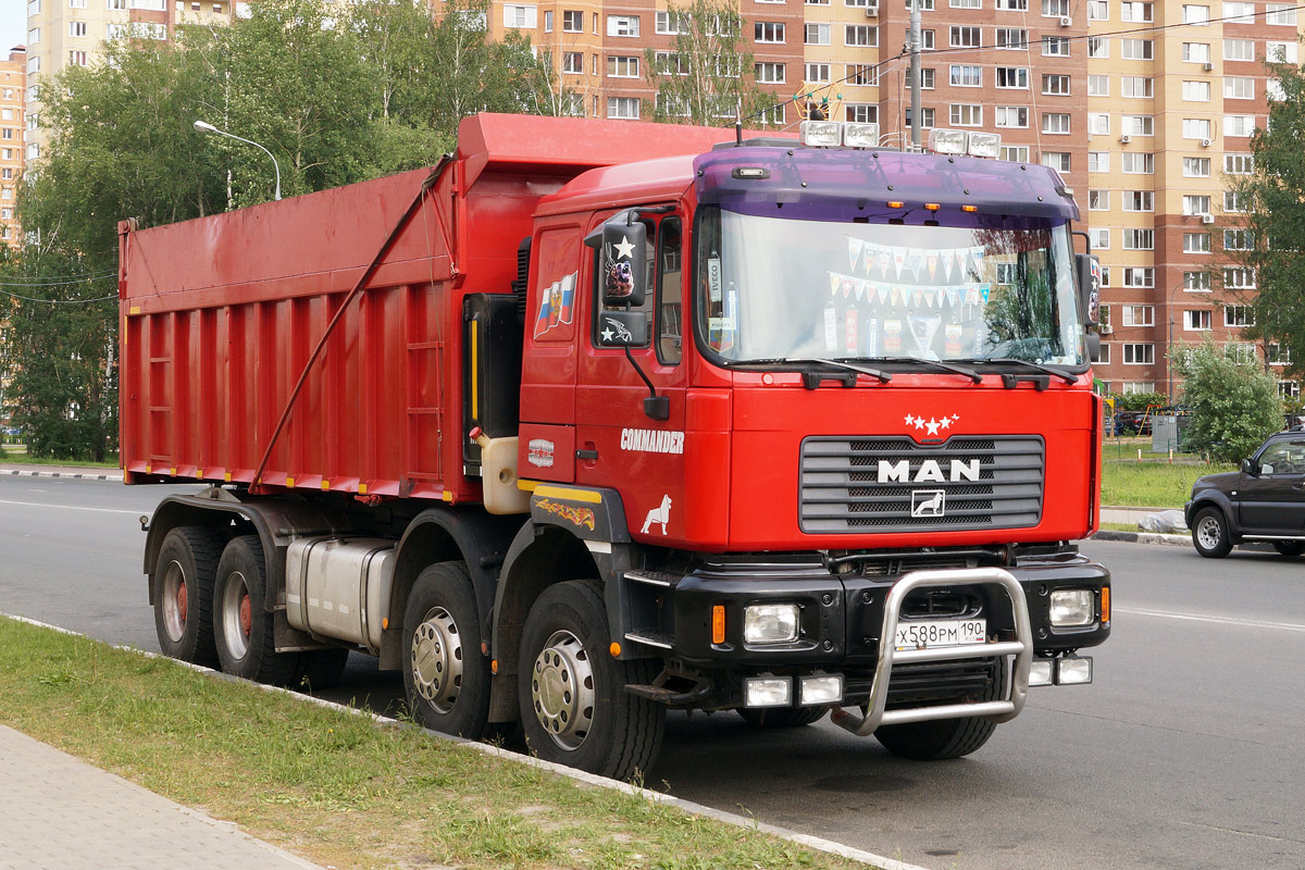 Московская область, № Х 588 РМ 190 — MAN F2000 41.xxx (общая)