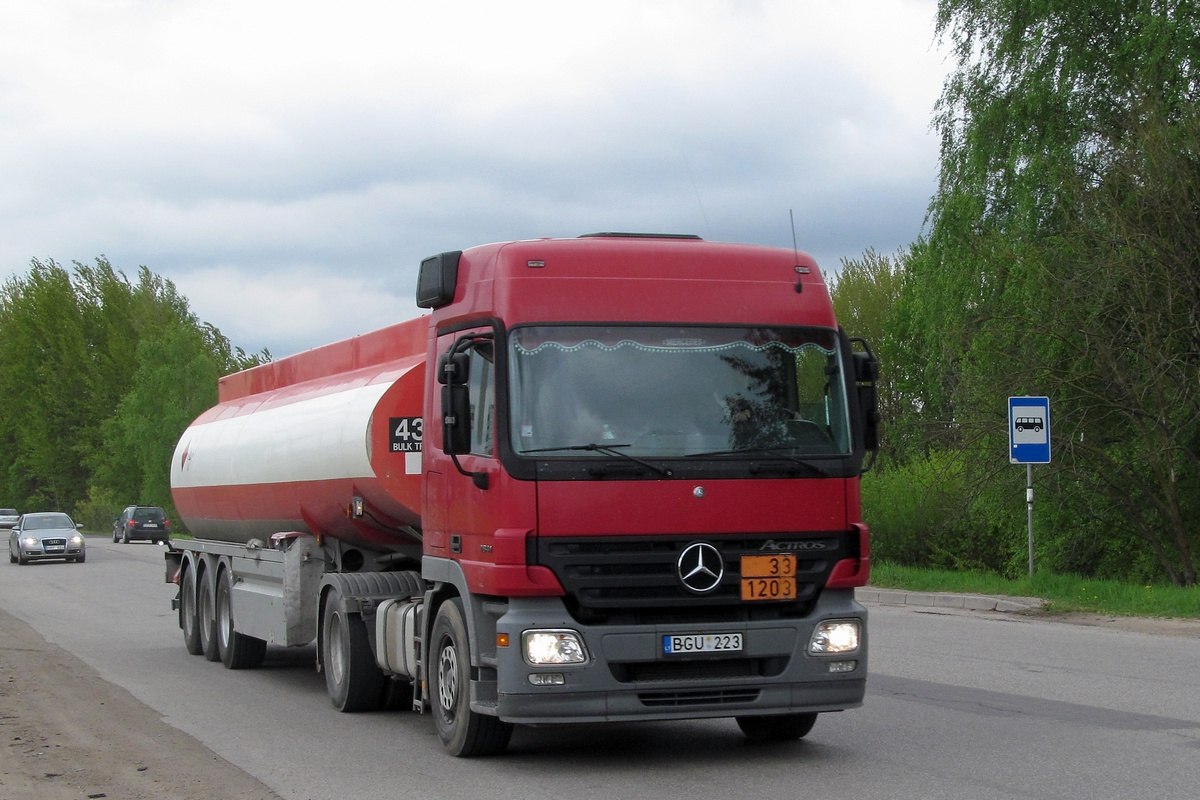 Литва, № BGU 223 — Mercedes-Benz Actros ('2003) 1841