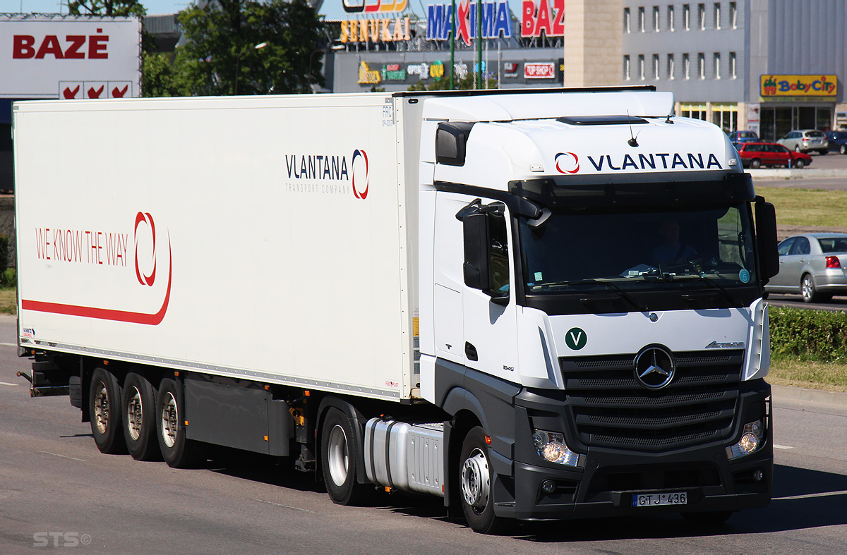 Литва, № GTJ 436 — Mercedes-Benz Actros ('2011) 1845