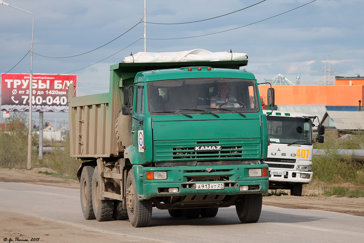 Чувашия, № А 913 ХТ 21 — КамАЗ-6520-06 [65200F]