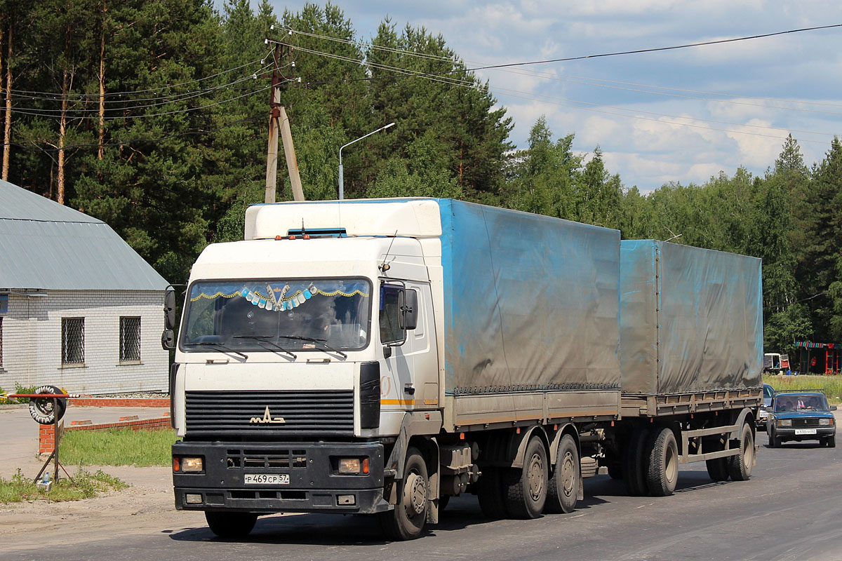 Орловская область, № Р 469 СР 57 — МАЗ-6312 (общая модель)