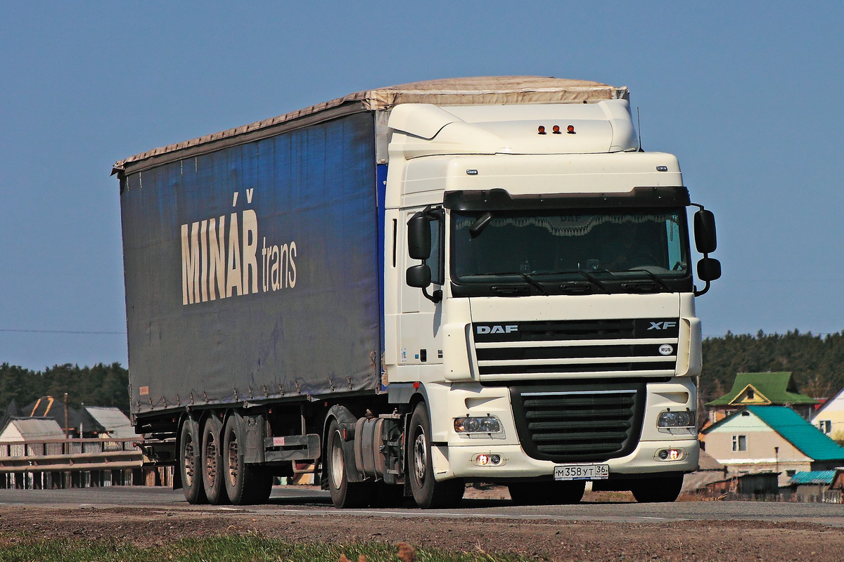 Воронежская область, № М 358 УТ 36 — DAF XF105 FT