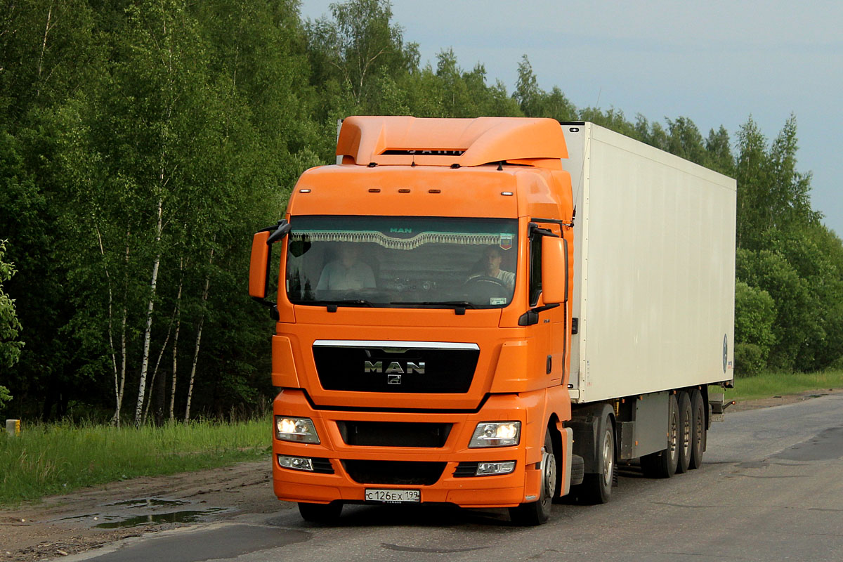 Москва, № С 126 ЕХ 199 — MAN TGX ('2007) 18.440