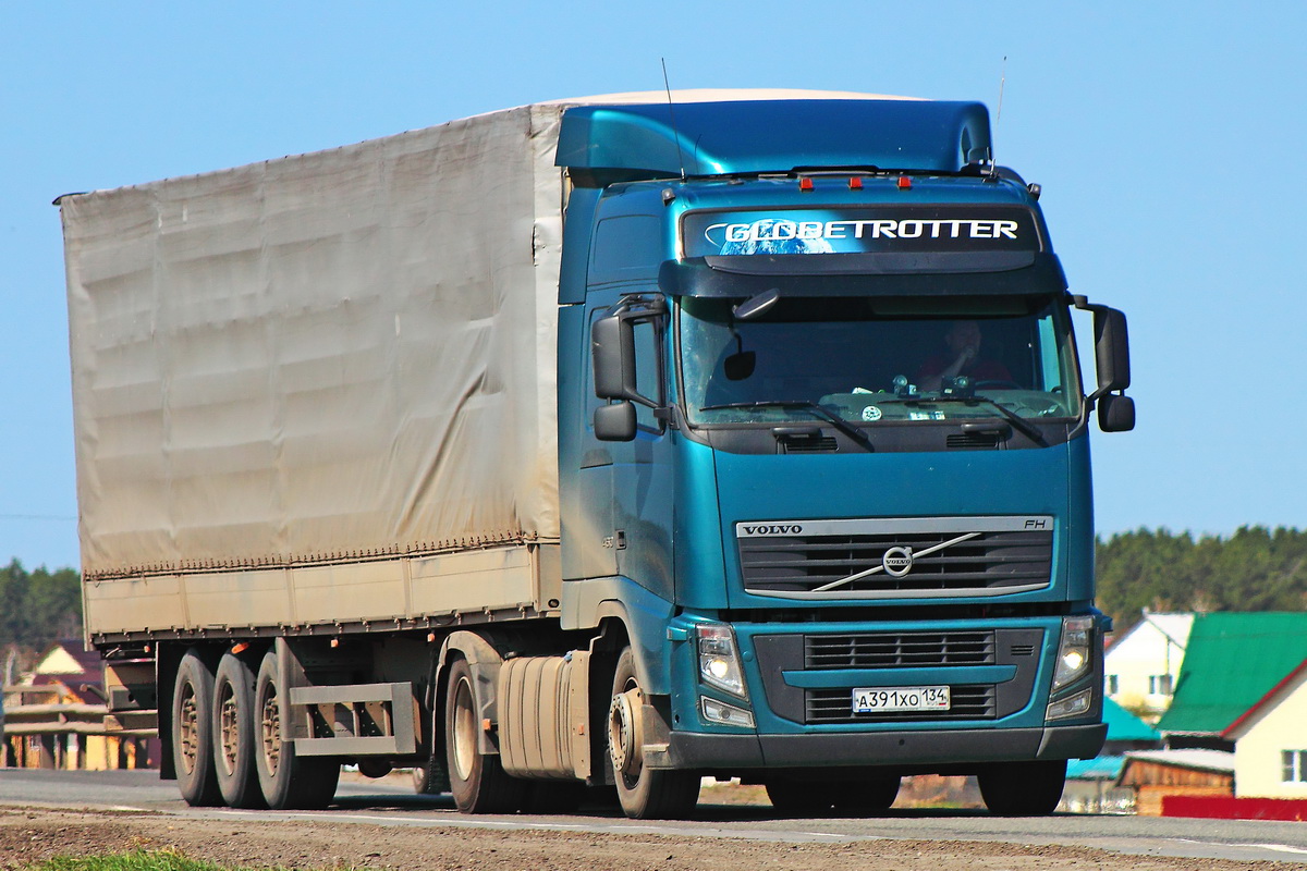 Волгоградская область, № А 391 ХО 134 — Volvo ('2008) FH.460; Volvo ('2008) FH.460 "Чемпион Эпохи" (Курганская область)