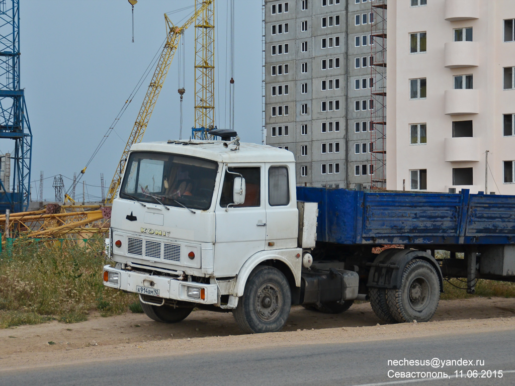 Севастополь, № А 914 ВМ 92 — МАЗ-54323