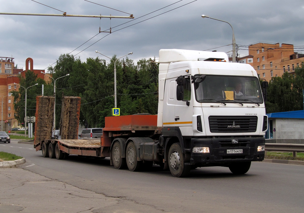 Калужская область, № Н 171 КМ 40 — МАЗ-6430A9