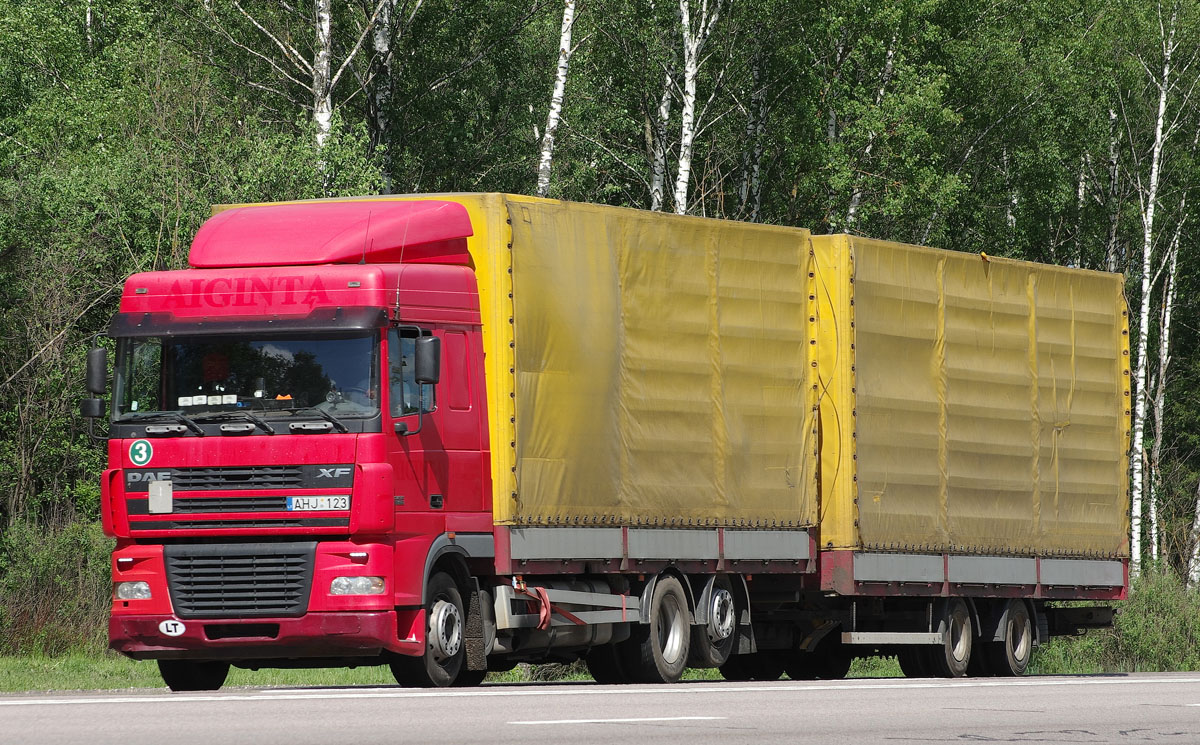 Литва, № AHJ 123 — DAF XF95 FAR