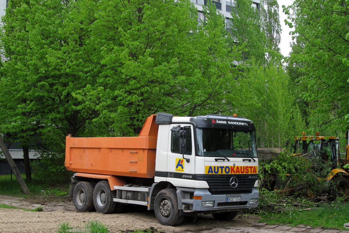 Литва, № BGE 034 — Mercedes-Benz Actros ('1997)