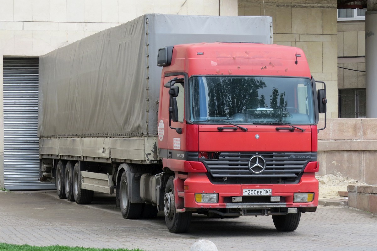 Ростовская область, № Т 200 ВВ 161 — Mercedes-Benz Actros ('1997) 1840