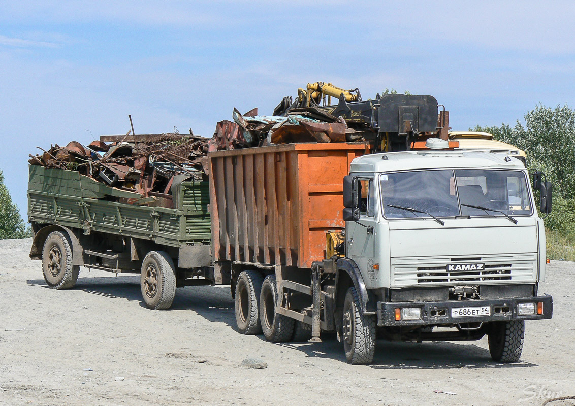 Новосибирская область, № Р 686 ЕТ 54 — КамАЗ-53229-15 [53229R]