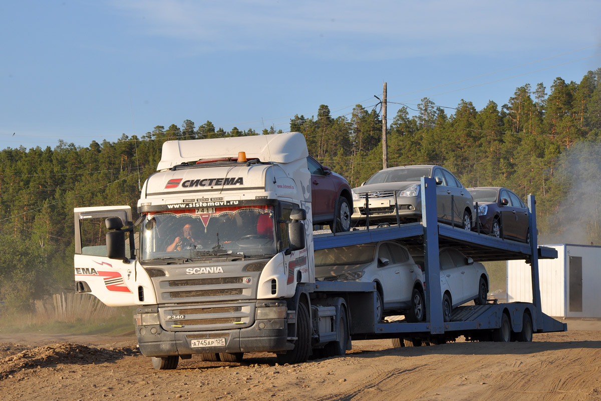 Приморский край, № А 745 АР 125 — Scania ('2004) P340